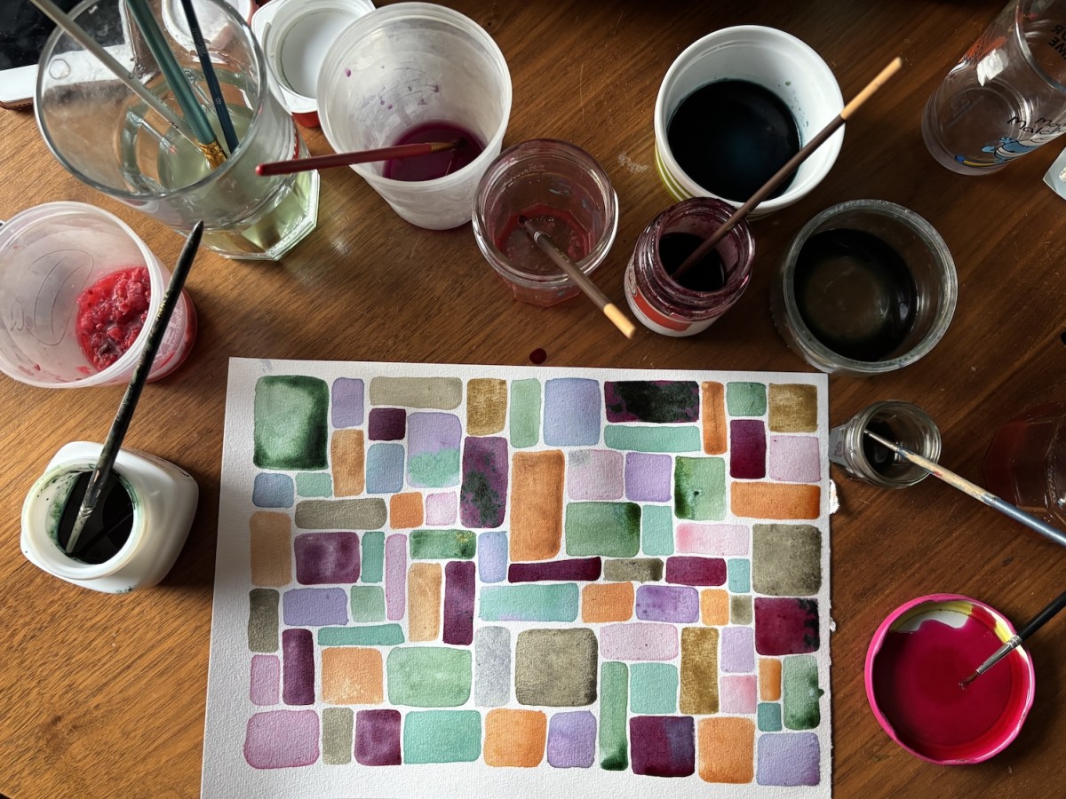 Création d'encres naturelles